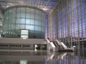 A view of the atrium inside the Sandra Day O'Connor Federal Courthouse in Phoenix.