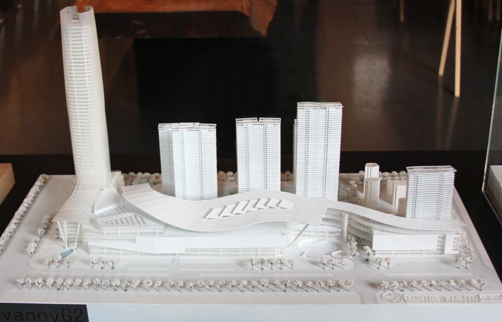 A model by Mulvanny G2 Architecture of Panjin Plaza in Panjin, China