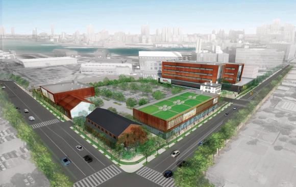 The Brooklyn Navy Yard in New York is a national model for industrial developments that are being renovated to create jobs for city residents and improve the existing facilities' efficiency. The 300-acre industrial cluster includes 45 buildings dating back as far as the Civil War era.