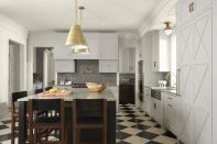 Rehkamp Larson Architects successfully blended modern lines with traditional forms in this Edina, Minn., kitchen.