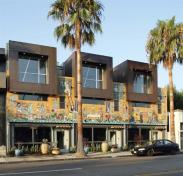 Equinox merged two lots for these live/work lofts.