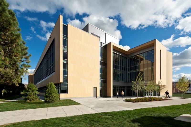 Beck Academic Hall - Northwest entrance.