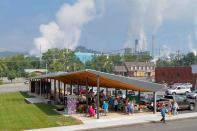 Covington Farmer's Market, Covington,, Va., by Virginia Tech's design/buildLAB