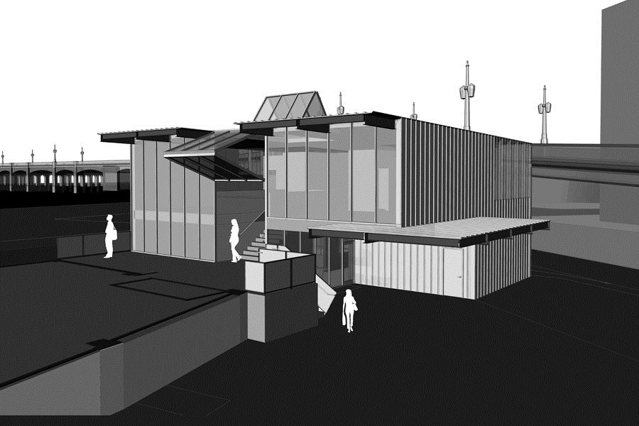 A rendering of the new Magic Box lab.