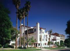 Harper Court: Seven Fountains is a modern example of a classic Los Angeles design form courtyard housing that had its heyday in the 1920s. It's just blocks away from some of L.A.'s original courtyard projects, including four by husband-and-wife architects