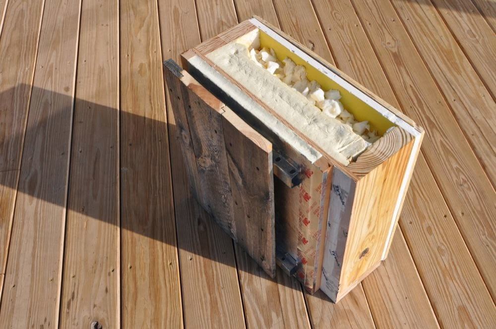 Pre-weathered materials clad Team UNLV's DesertSol House exterior, with continuous, closed-cell, and open-cell insulations reducing thermal bridging to create a heat-resistant envelope.