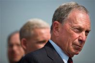 New York City Mayor Michael Bloomberg speaks to the media during a news conference on Aug. 28.