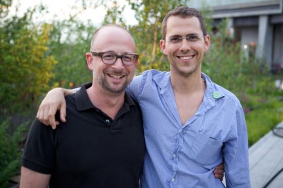 Joshua David, left, and Robert Hammond.