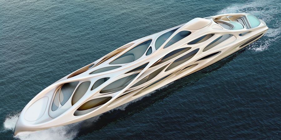 Unique Circle Yachts by Zaha Hadid Architects for Blohm+Voss Shipyards.