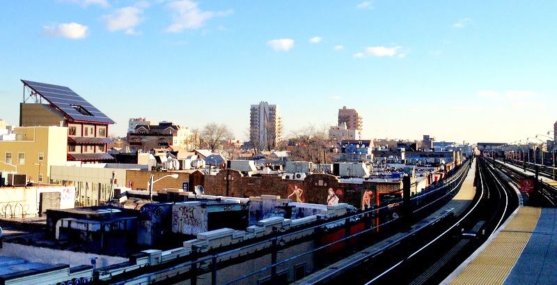 Bright ’n Green rises above the Brighton Beach neighborhood in Brooklyn, N.Y.