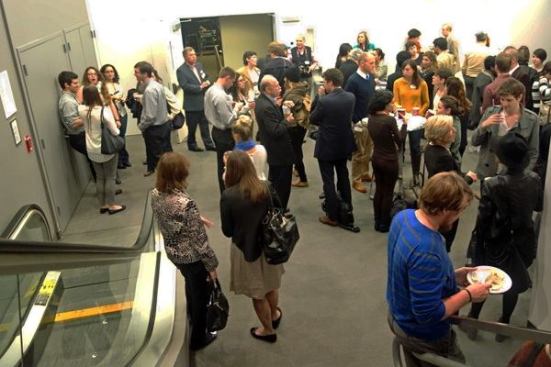 The reception at TEDx_NYIT.