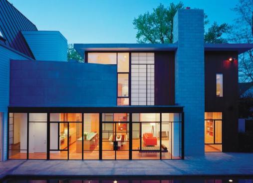 ... but loosens up in its private backyard.