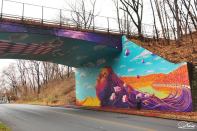 Overpass in Newburgh, New York.