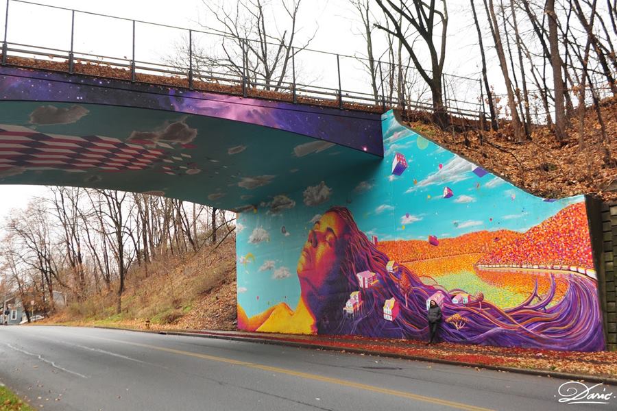 Overpass in Newburgh, New York.