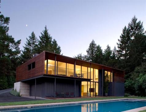 The House for Locavore Farmers is a major reworking of a Geyserville, Calif., residence.