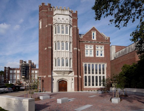 New Entry Plaza and Restored Facade
