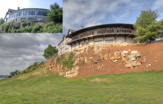 Before and after of exterior