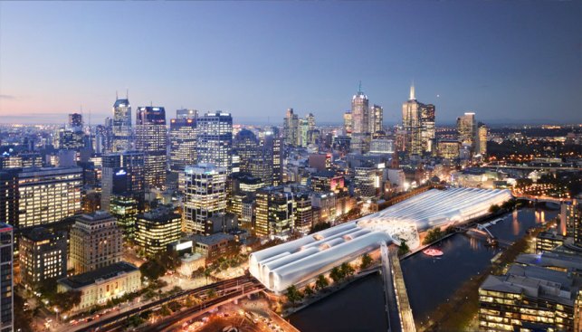 Melbourne CBD and Flinders Street arrival.