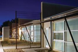 Each unit opens onto a small private yard.