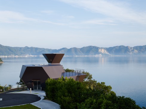 Toyo Ito Museum of Architecture, Steel Hut, Imabari-shi, Ehime, Japan.