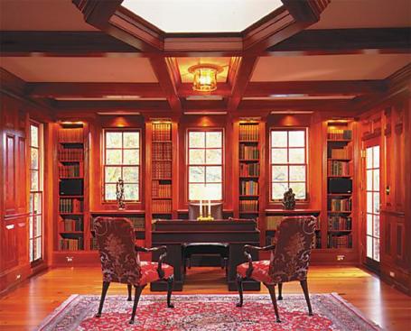 Cunningham + Quill managed to make dignified interiors sparkle with natural light while keeping window placement true to period symmetry.