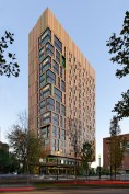 MassArt Student Residence Hall, a new architectural landmark in Boston designed by ADD Inc