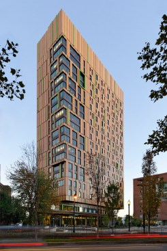 MassArt Student Residence Hall, a new architectural landmark in Boston designed by ADD Inc