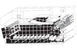 Kate Mantilini Axonometric Plan