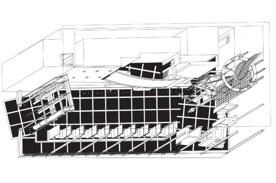 Kate Mantilini Axonometric Plan
