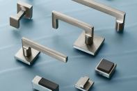 This collection of decorative door hardware from Assa Abloy’s The Good Design Studio has all the right angles suited for modern commercial interiors. Square includes levers, pulls, stops, and hinges featuring the eponymous shape compiled from collections by Assa Abloy Group brands Corbin Russwin, McKinney, Rockwood, and Sargent. Complementing square coat hooks and floor and wall stops are also available. thegooddesignstudio.com