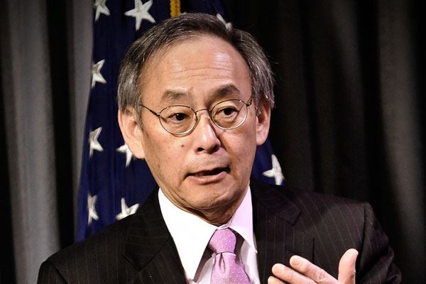 U.S. Secretary of Energy Steven Chu during an online town hall to discuss President Obama's clean energy and innovation agenda on January 11, 2011. 