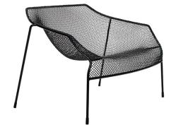 The sweet hereafter comes down to earth in this outdoor chair collection from Coalesse, designed by French designer Jean-Marie Massaud. Available in three powder-coat finishes, the collection includes an armchair, side chair, and lounge chair, as well as tables, vases, and stools. The chairs are made of 34% recycled content. coalesse.com