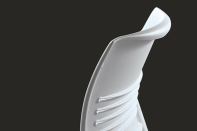 Using Irvine, Calif.-based Newlight Technology's AirCarbon—which, for the most part, behaves like its petroleum-based counterpart—KI made its Strive (shown) and Grazie chairs with conventional tooling and minimal testing and adjustments to temperature and cure time.