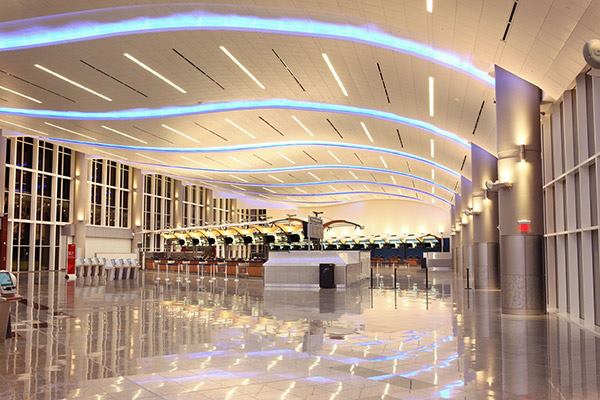 Maynard H. Jackson International Terminal at Hartsfield-Jackson Atlanta International Airport in Atlanta, Georgia by Gresham, Smith and Partners.