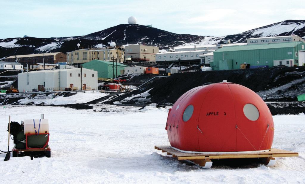 McMurdo Station is a National Science Foundation hub for astronomers, glaciologists, and oceanographers studying the region’s polar ecosystem. Much of the research in recent years has focused on climate change.