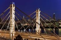 North Avenue Bridge in Chicago, Illinois by Muller+Muller, Ltd.