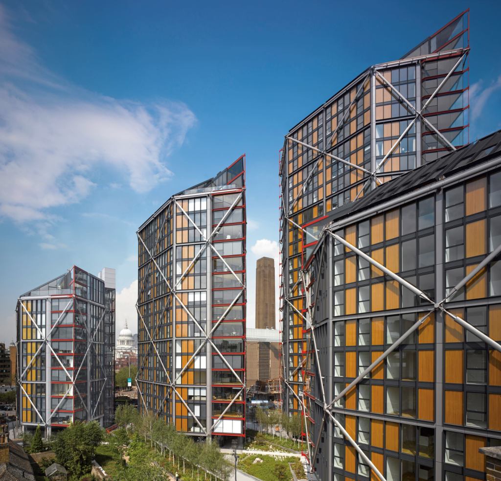 NEO Bankside, London, by Rogers Stirk Harbour + Partners.