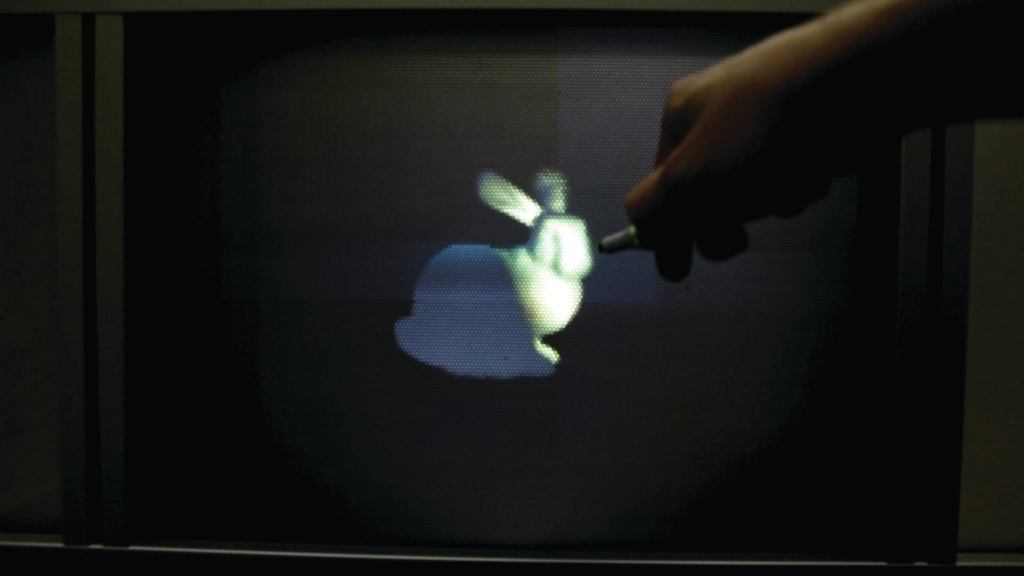 Developed by a team of collaborators, including Disney Research, Interactive Light Field Painting allows users to a create three-dimensional drawings with a light pen, which is tracked by a near-infrared camera.