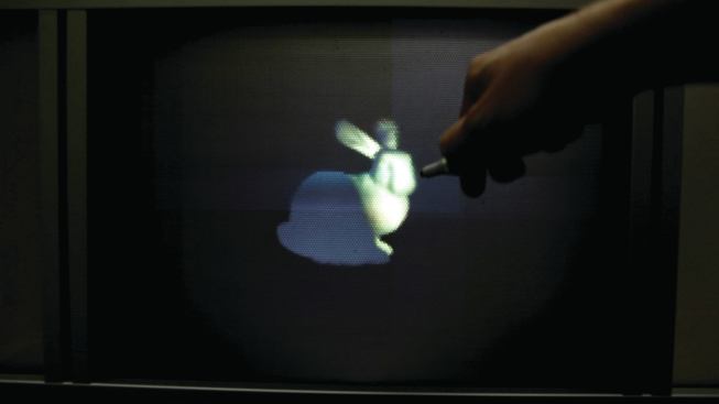 Developed by a team of collaborators, including Disney Research, Interactive Light Field Painting allows users to a create three-dimensional drawings with a light pen, which is tracked by a near-infrared camera.