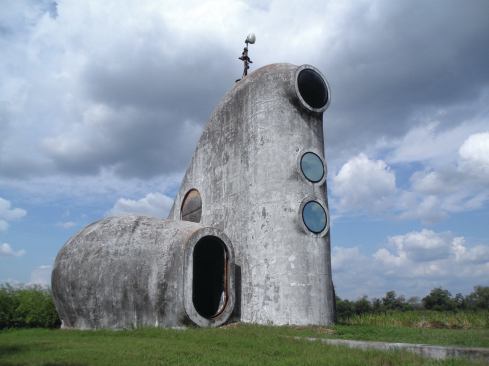 The House of the Century, designed by San Francisco design collaborative Ant Farm, as it stands today.