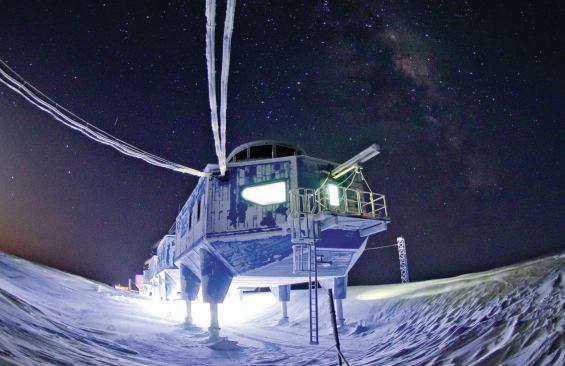 The Halley VI station on the Antartic ice sheet, designed by Hugh Broughton Architects