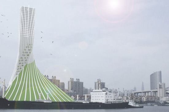 VetiVertical City in Shanghai China by Eugenio Aglietti.