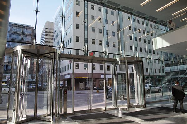 Architectural glass is traditionally supported by securing its edges, but architects often seek a cleaner aesthetic. The framing system for Viracon’s ClearPoint requires less contact with glass than the typical structural support. Instead, the mounting system incorporates an interior base spacer that rests between the exterior and interior lites of the point-supported insulating glass system, which is available with a low-E coating and silkscreen finish. viracon.com