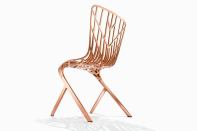 The Skeleton chair is among the first pieces in British architect David Adjaye's inaugural furniture collection for Knoll.