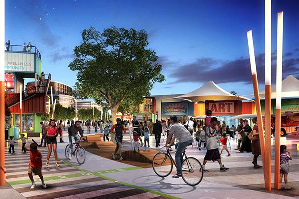 The Willowbrook MLK Wellness Community, Los Angeles, California.