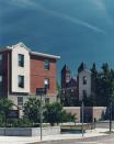 The entrance to the West Broadway housing development, after renovation in accordance with the 1983 P/A Award-winning plan.