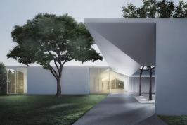 Rendering of the Menil Drawing Institute