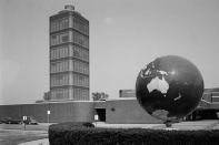 The S.C. Johnson Research Tower in 1969, 19 years after it opened.