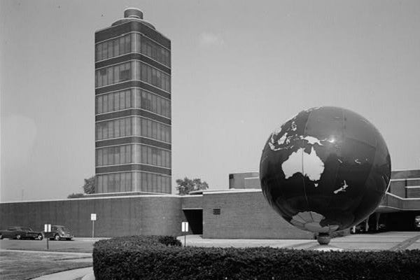 The S.C. Johnson Research Tower in 1969, 19 years after it opened.