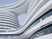 The Galaxy SOHO, an office, retail, and entertainment complex designed by Zaha Hadid, in Beijing.